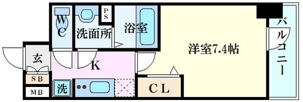 鷹野橋駅 徒歩7分 11階の物件間取画像